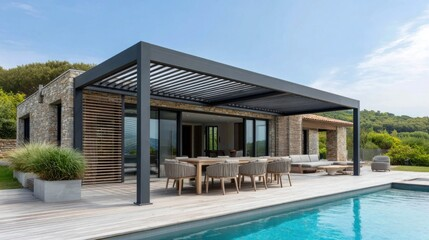 Modern Aluminium Pergola